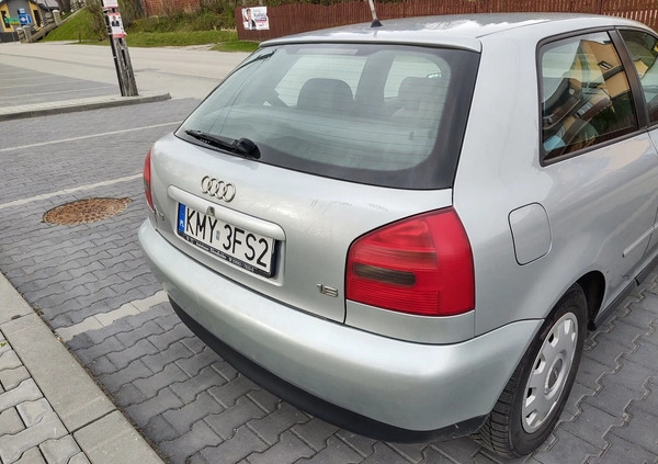 Audi A3 cena 4999 przebieg: 404637, rok produkcji 1999 z Serock małe 436